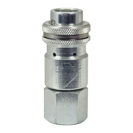 Breco Safety Vent Coupler, FPT, Steel, 3/8" SV4404