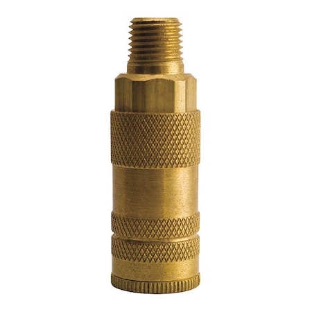 Breco Socket, Series L, MPT, Brass, 1/4" B-2LM2-B