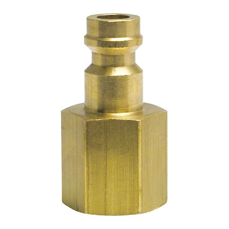 Breco Plug, Dr Series, FPT, Brass, 1/8" DR21-1PF