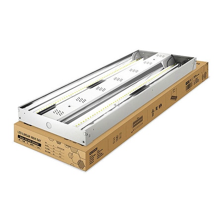 Asd Lighting Light, LED, Linear High Bay, 4 ft., 90W, 5K ASD-WHB-4D9050HE