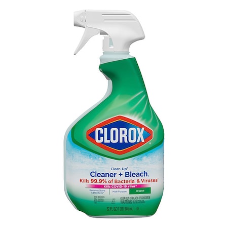 Clorox All Purpose Cleaner, Spray Bottle, 32 fl oz (1 quart), Original, 9 PK 31221