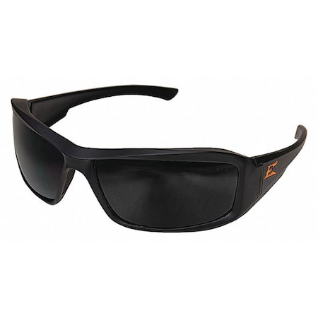 Edge Eyewear Brazeau Torque, Polarized Safety Glasses, Smoke Lens, Matte Black Frame, Polarized TXB236-E2