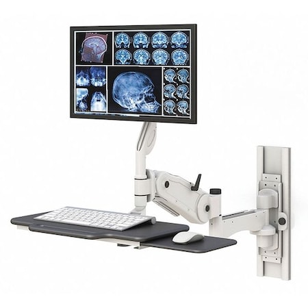 Afc Industries Mounted Monitor Holder, 12" Extension Arm 772250G