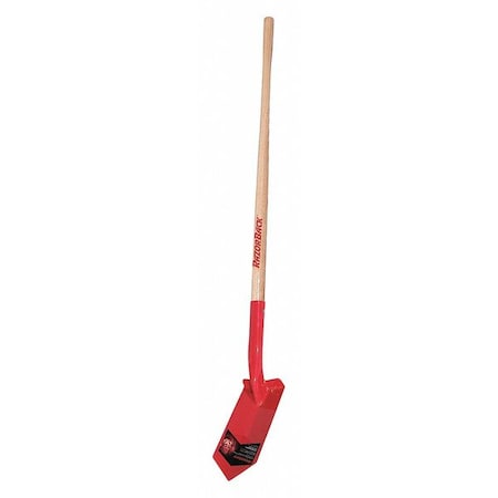 Razor-Back Trenching Shovel, Steel Blade, 48 in L Hard Wood Handle 47025