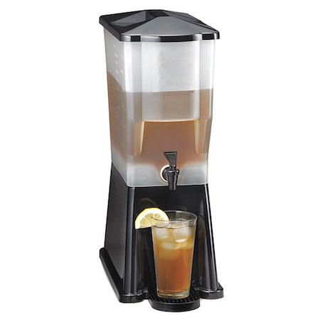 Tablecraft Beverage Dispenser, Single, Black, 3 gal. 353DP