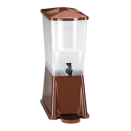 Tablecraft Beverage Dispenser, Single, Brown, 3 gal. 354DP