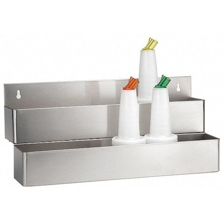 Tablecraft Speed Rail, Double, Stainless Steel, 42" 5242