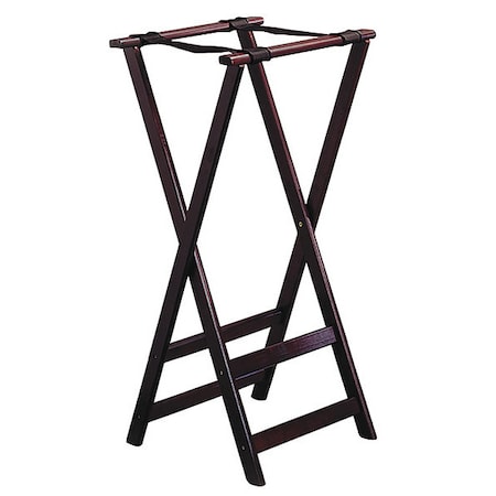 Tablecraft Tray Stand, Mahogany, 17" x 16-1/4" Top 21