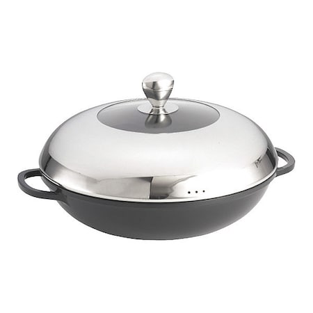 Tablecraft Wok, Die Cast, Aluminum, 3 qt. CWDC1040