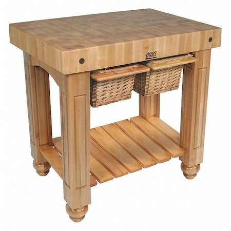 John Boos & Co Gathering Block, Natural, 36"x24"x4" CU-GB3624-N