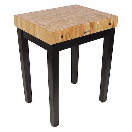 John Boos & Co Chefs Block, Black, 30"x24"x4" CU-CB3024-BK