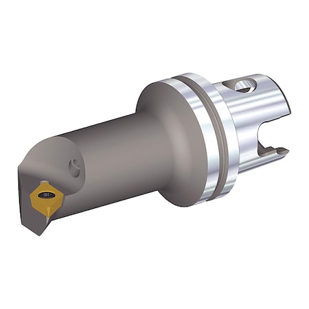 Km Systems Indexable Cutting Head Unit, KM32TSS20FSDUPR07, 99.95mm L, 55 Degrees  Diamond Insert Shape KM32TSS20FSDUPR07