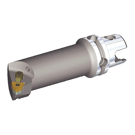 Km Systems Indexable Cutting Head Unit, KM40TSS32JMWLNL08, 134.95mm L, Trigon Insert Shape KM40TSS32JMWLNL08