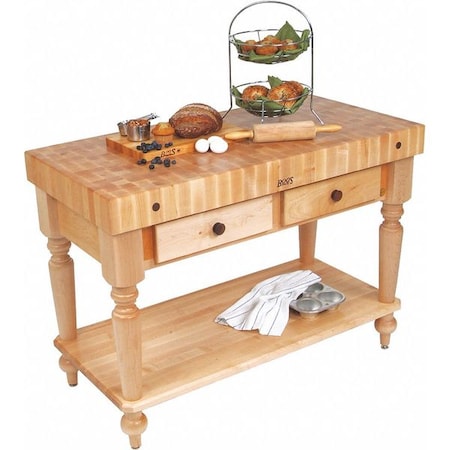 John Boos & Co Rustica, Shelf, 48"x24"x4" CUCR05-SHF