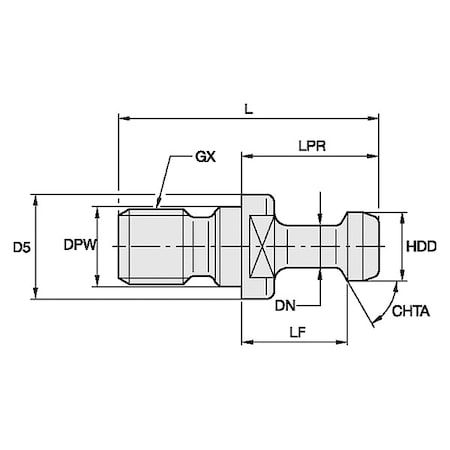 Erickson Retention Knob, 10.95mm, M12 RK30BT1M