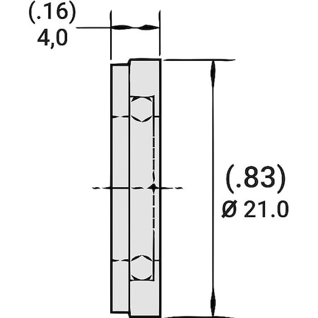 Erickson Locknut/Stopscrew, SEALING RING CDER40000M