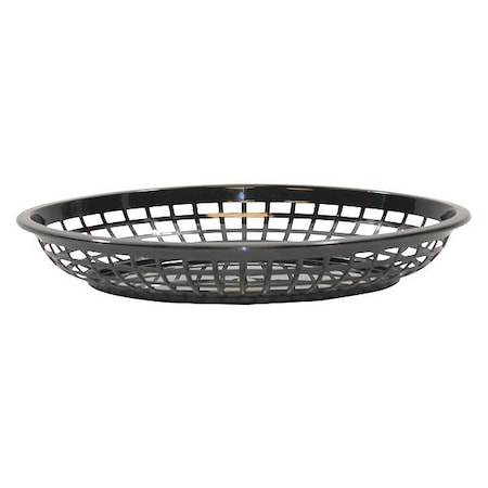 Tablecraft Jumbo, Oval Basket, Black, PK12 1084BK