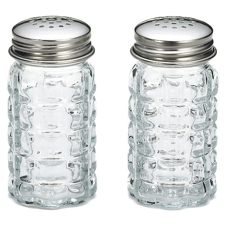 Tablecraft Nstlgia Salt Pppr Shkr, SS Top, 1.5OZ, PK12 163S&P-2