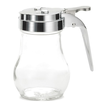 Tablecraft Glass, Syrup Dispenser, 6 oz, PK12 406CP