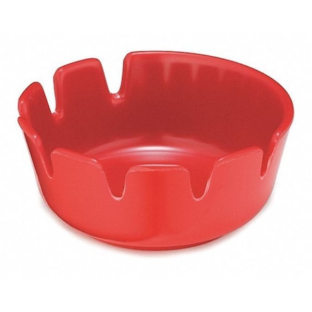 Tablecraft Deepwell Ashtray, Red, PK12 265R-1