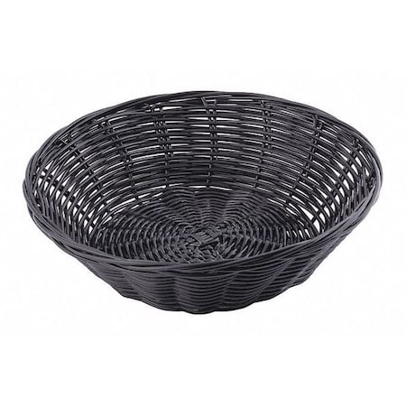 Tablecraft Handwoven, Round Basket, Blck, PK12 2475