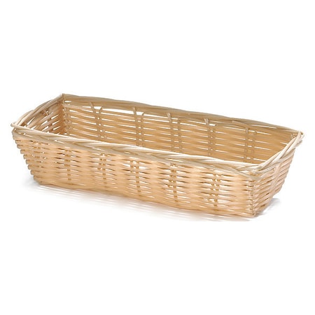 Tablecraft Handwoven, Rectngular Basket, 9"X3.5", PK12 1116W