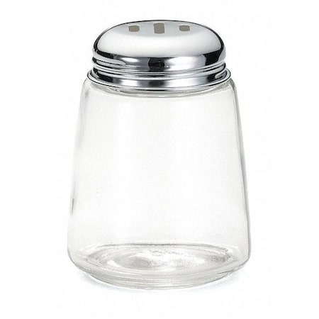 Tablecraft Modern, Glass Shaker, Slotted Top, 8oz, PK12 262