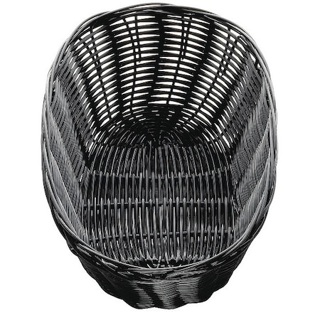 Tablecraft Handwoven, Oval Basket, Black, PK12 2476
