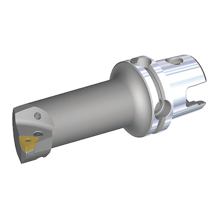 Km Systems Indexable Cutting Head Unit, KM63TSS32LPWLNR08, 179.95mm L, Trigon Insert Shape KM63TSS32LPWLNR08