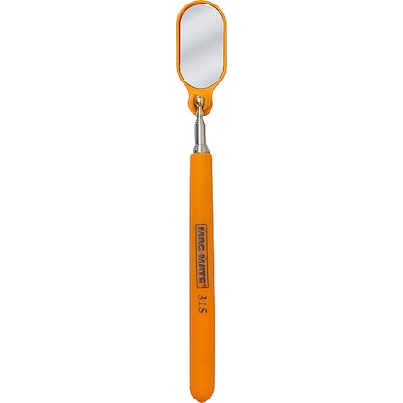 Mag-Mate Inspection Mirror, 6-1/2" to 36" L, Oblong 315HVO