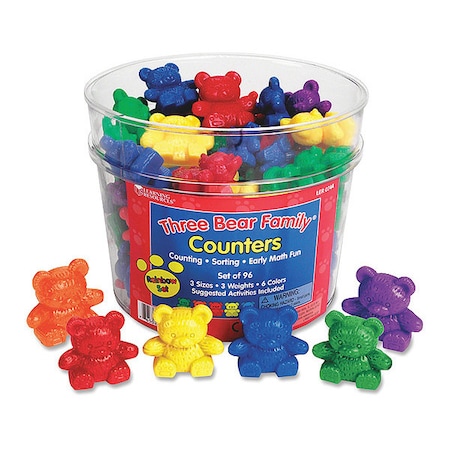 Three Bear Family Counters, Bear Family, 96 pcs., PK96 LER0744