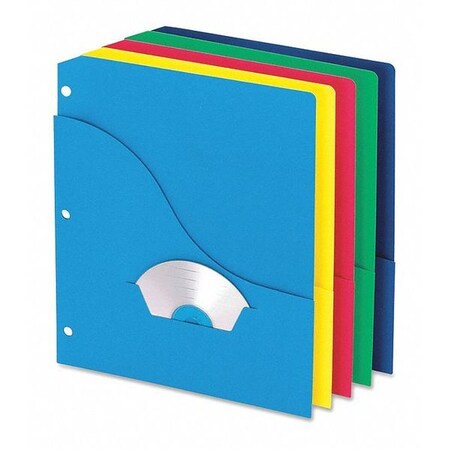 Pendaflex Cover, Wave, Assorted, 3 Hole, 10 32900