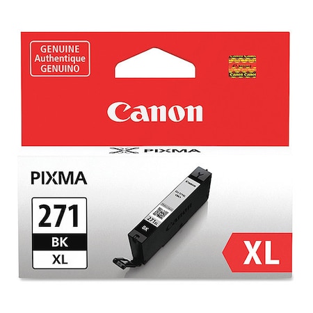 Canon Cartridge, Ink Jet, HY, Black CLI271XLBK