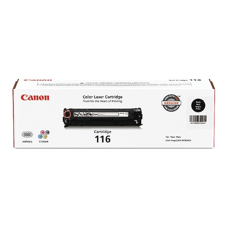 Canon Cartridge, Laser, 332, Yellow CRTDG116BK