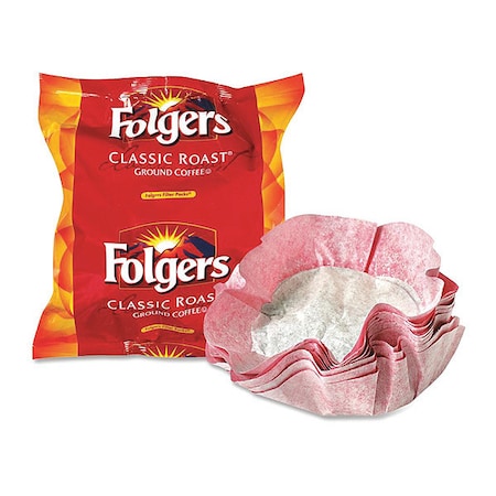 FOLGERS Coffee, Filter, Regular, PK4 06239