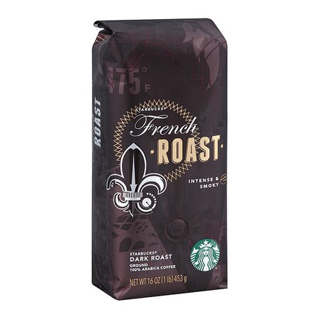Starbucks Coffee, French Roast, 1 lb. SBK12413967