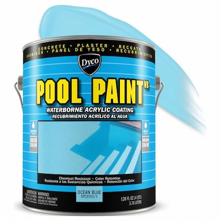 Dyco Pool Paint, Semi-Gloss, Ocean Blue DYC3151/1
