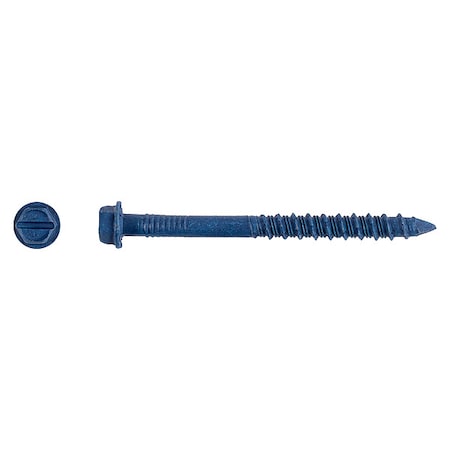 Tapcon Screw Anchor, 1/4 in Dia., Hex, 2 3/4 in L, Steel Climaseal, 1500 PK 3158400
