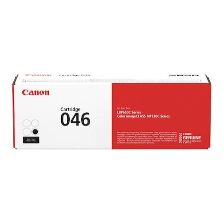 Canon Cartridge, Laser, Standard Yield CRTDG046BK