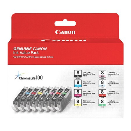 Canon Cartridges, Claria, Black, Cyan, Ma/YwPK8 CLI88COLORS