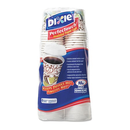 Dixie Cup, Paper, Cold, 12 oz., White, 0, PK300 5310COMBO6CT