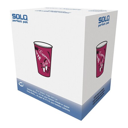 Solo Cups, Foam, Wall, Thin, 12 oz., PK300 OF16BI0041