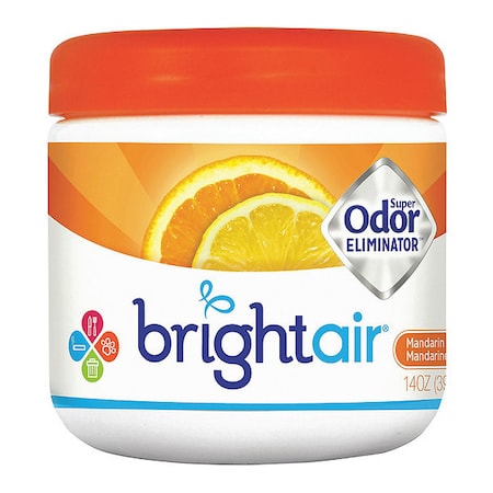 Bright Air Odor Elmntr Air Freshener, Orng/Lmn, 14OZ 900013