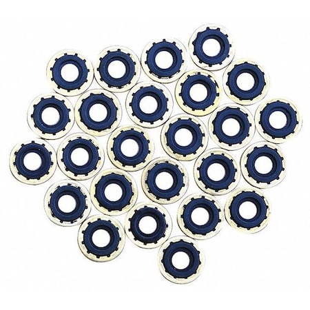 Cramer Decker Medical Regulator Washer, Brass/Viton, PK50 AREG-100WB50