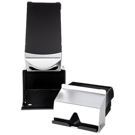 Zoro Select Napkin & Straw Dispenser, BK, 13 5/8 in D MODH6003SN