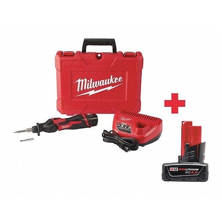 Milwaukee Tool Soldering Iron Kit, 90W, Pistol Grip 2488-21, 48-11-2440