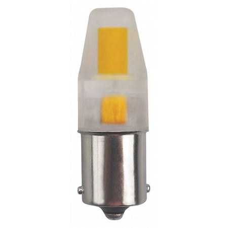 Satco Bulb, LED, 3W, 12V, MininLED, BA15s, 50K S8689