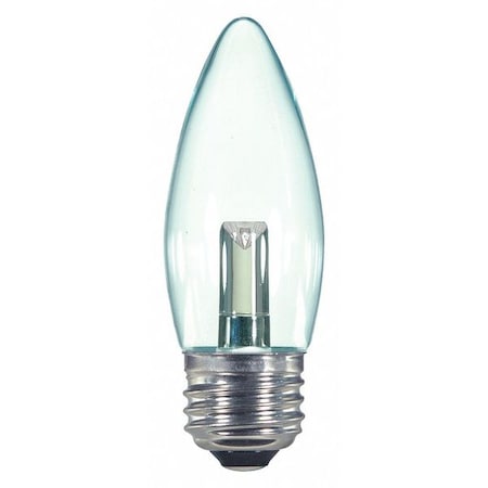 Satco Bulb, LED, 1.4W, 120V, B11, Base E26, 27K S9154