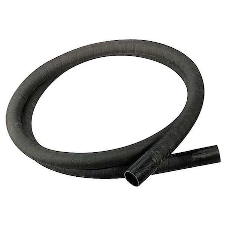 TORNADO Vacuum Hose, 2 in dia., 16 ft., Black 90324