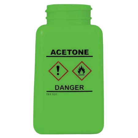 Menda Graduated Acetone Bottle, 6 oz., Green 35732